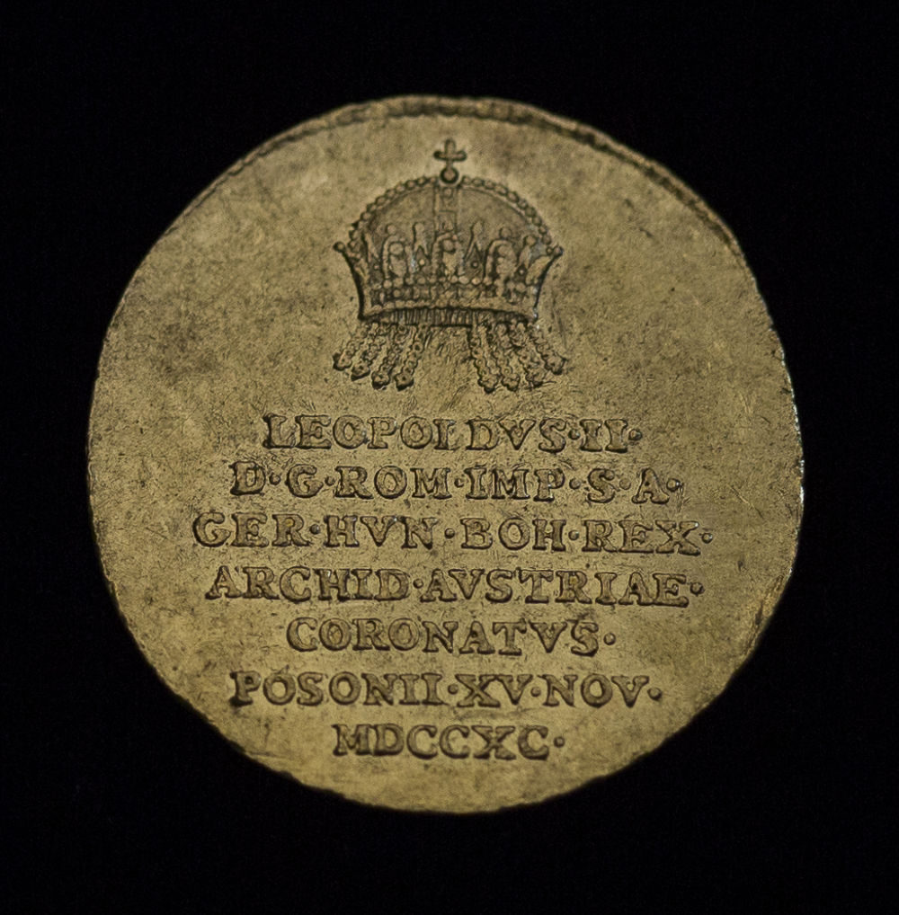 1790-Gold-Commemorative-Token-For-Coronation-Of-Leopold-II
