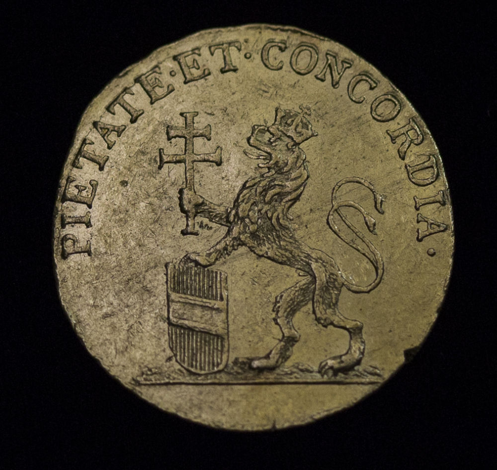 1790-Gold-Commemorative-Token-For-Coronation-Of-Leopold-II