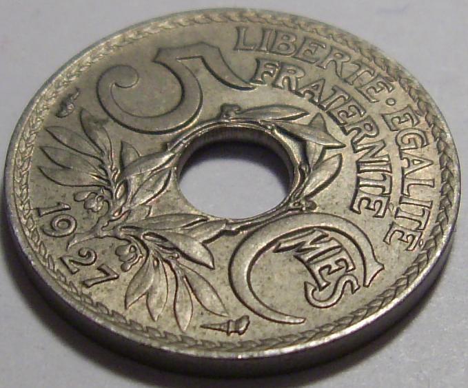 France-5-Cents-1926-/-1927
