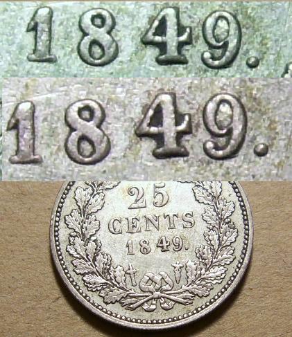 25-Cents-Netherlands---1849-Or-1849/8-?