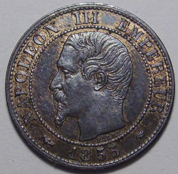 French-Centime-1855-Ma
