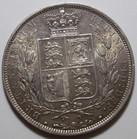 Victorian-Half-Crown---Excellent...