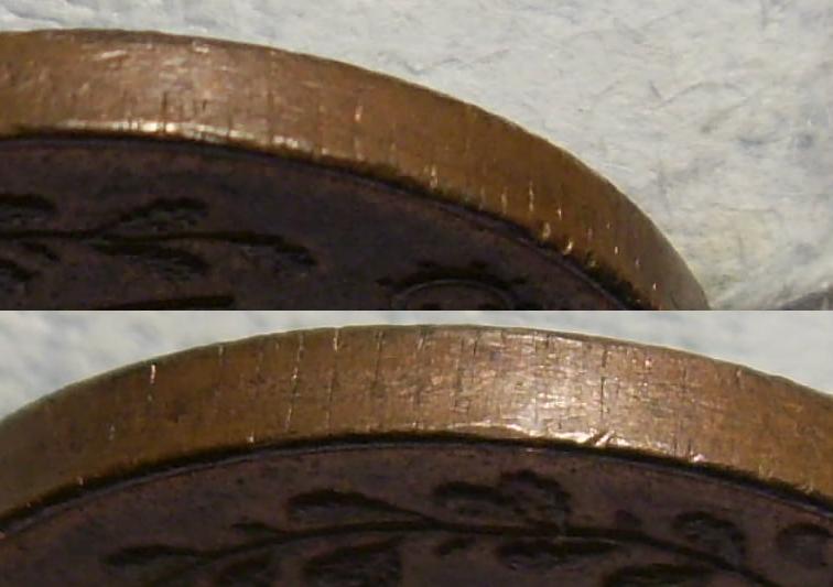 Sardinia-3-Centesimi-1826-L---Trace-Of-Reeding???