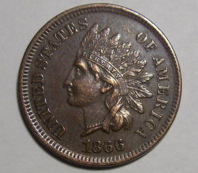 1866-One-Cent
