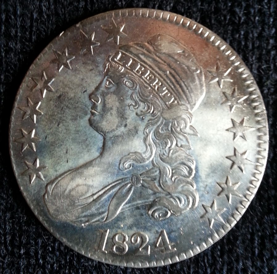1824-Bust-Half