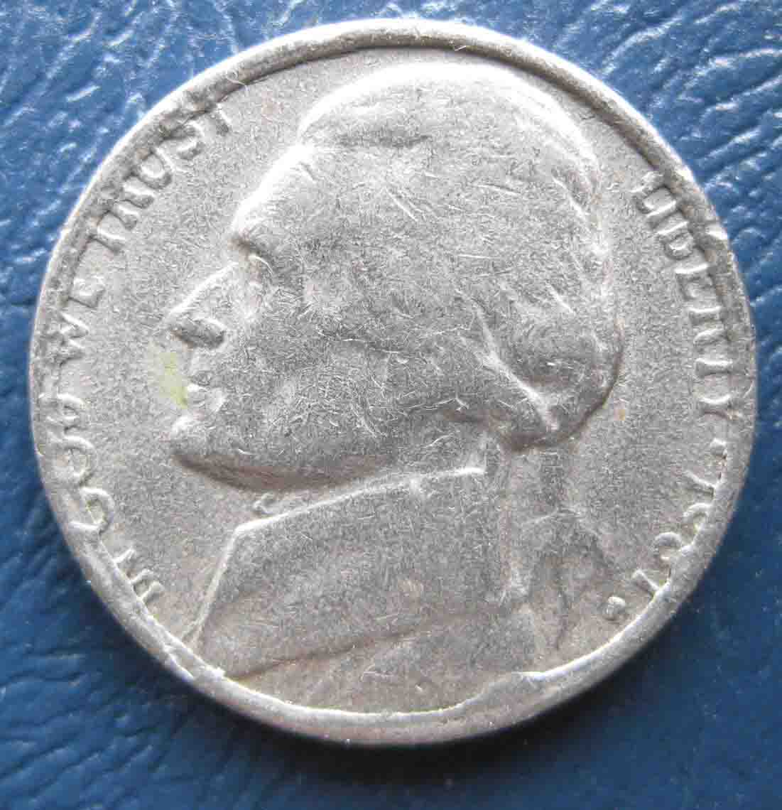 1981-Jefferson-Nickel...error-Or-Manipulation??