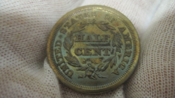 1854-Half-Cent