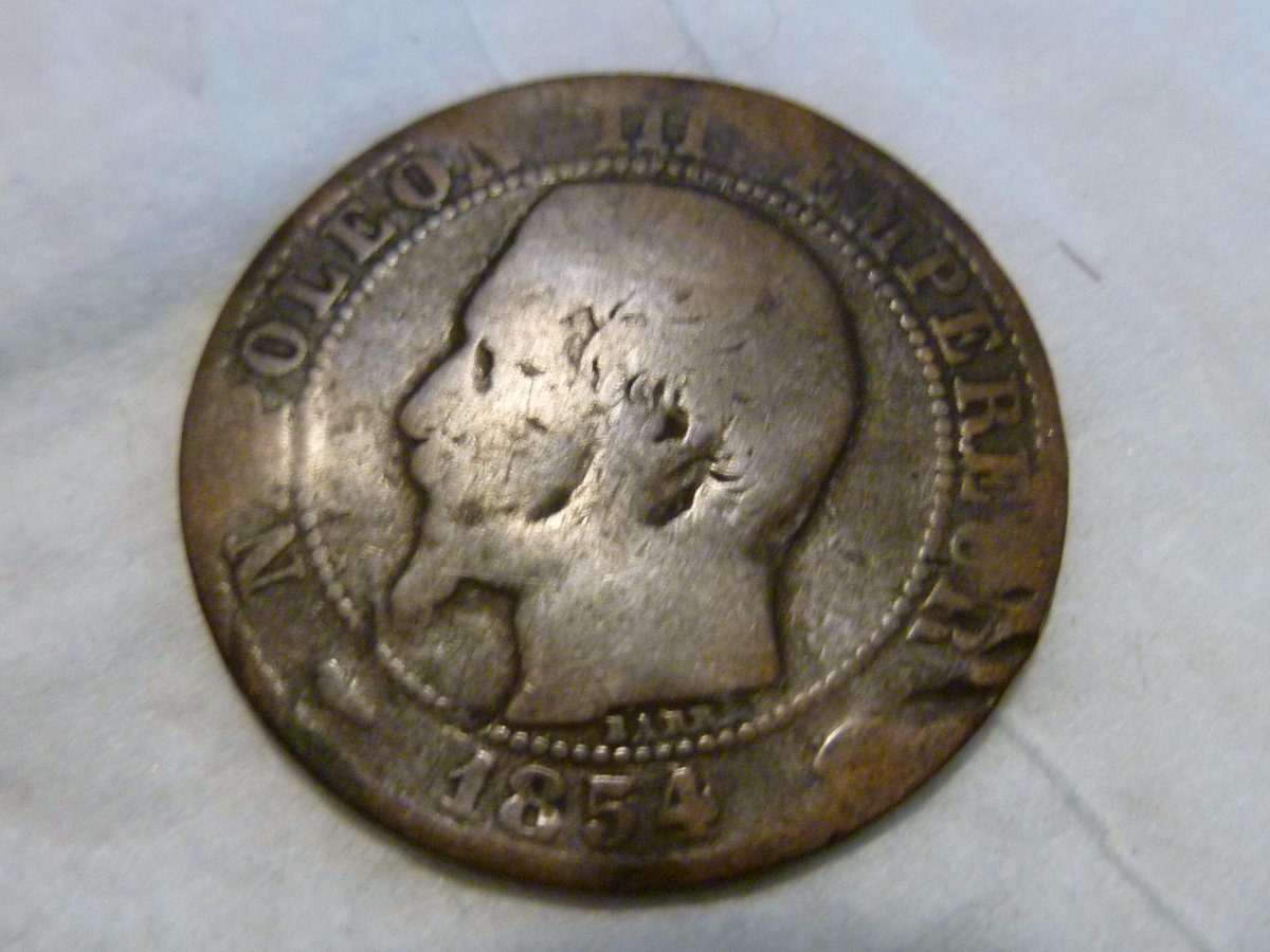 1854-&-1855-Napoleon-III-Coin