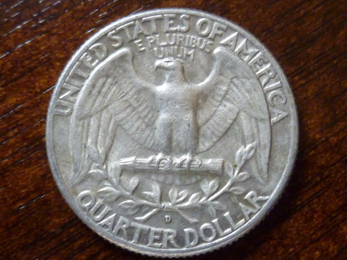 Bought-Roll-Of-Quarters-My-First-Silver-Quarter-Found!-Yay!!