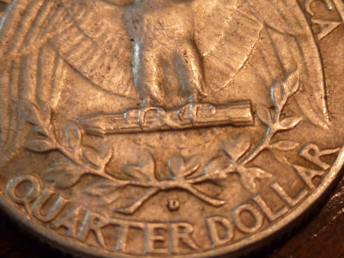 Bought-Roll-Of-Quarters-My-First-Silver-Quarter-Found!-Yay!!