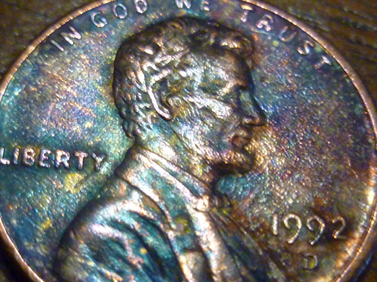 My-Favorite-1992-Lincoln-Penny!--Love-The-Colors