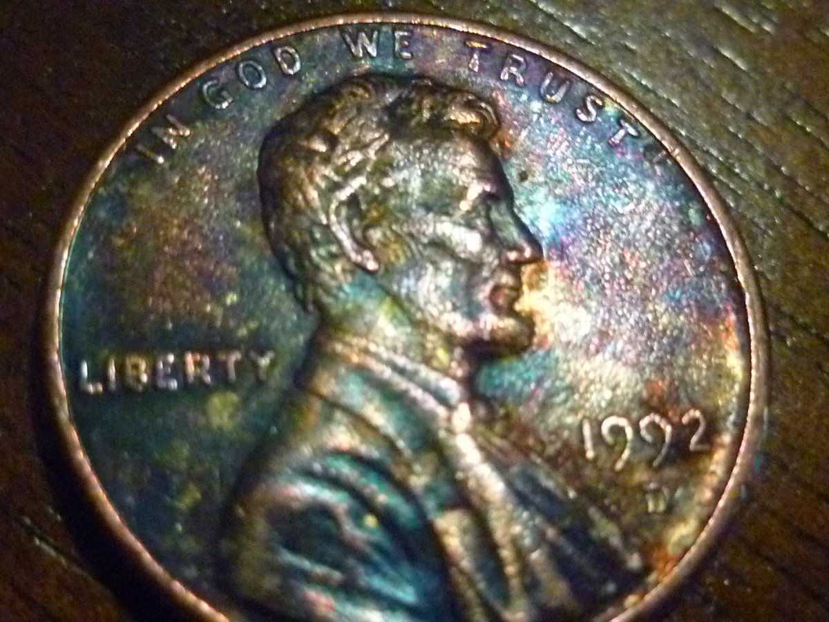 My-Favorite-1992-Lincoln-Penny!--Love-The-Colors