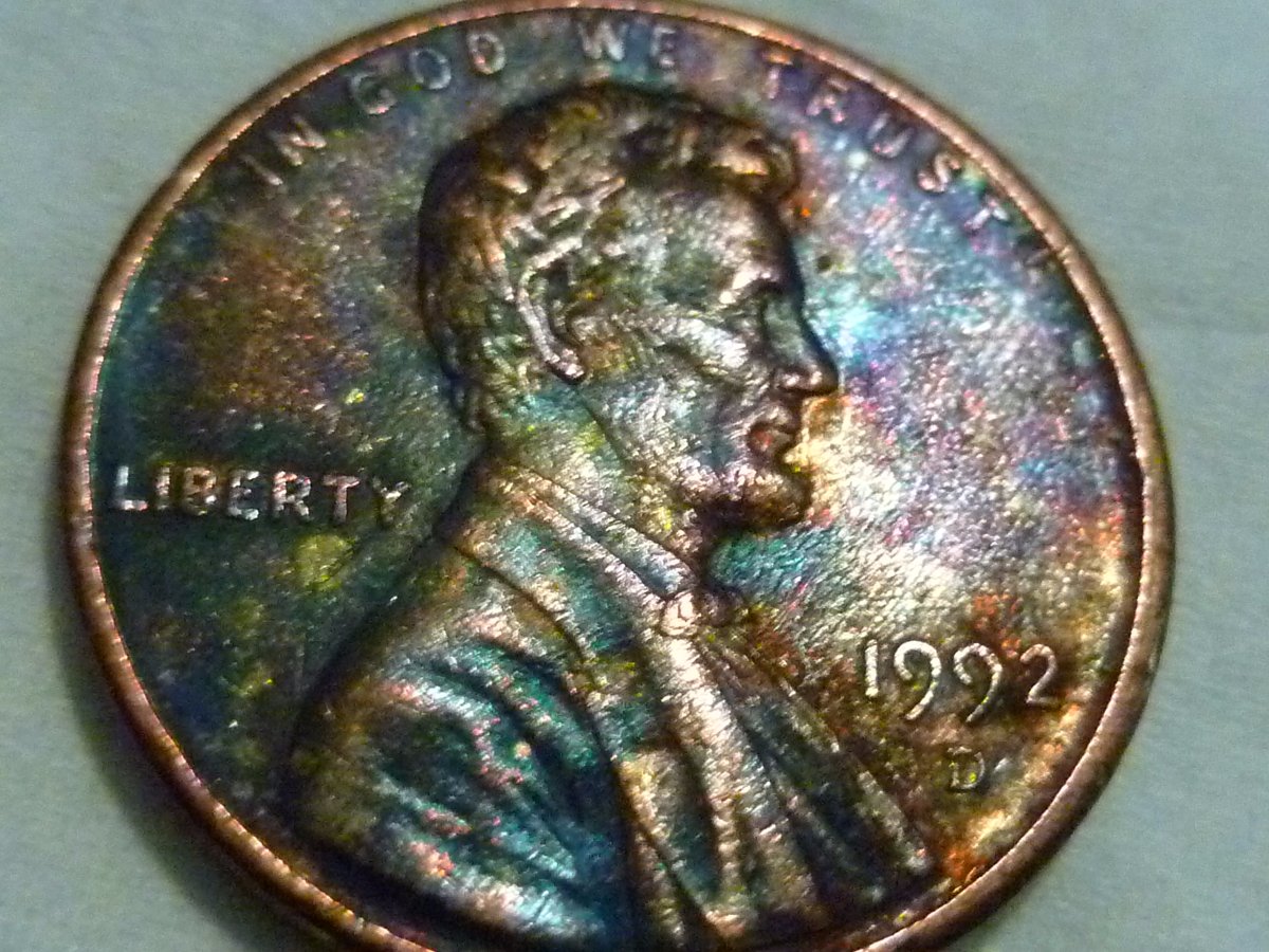 My-Favorite-1992-Lincoln-Penny!--Love-The-Colors