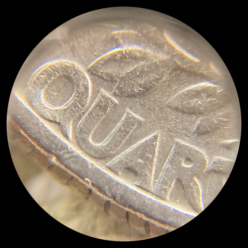 1966-Washington-Quarter-With-Machine-Doubled-Letters-On-Reverse.