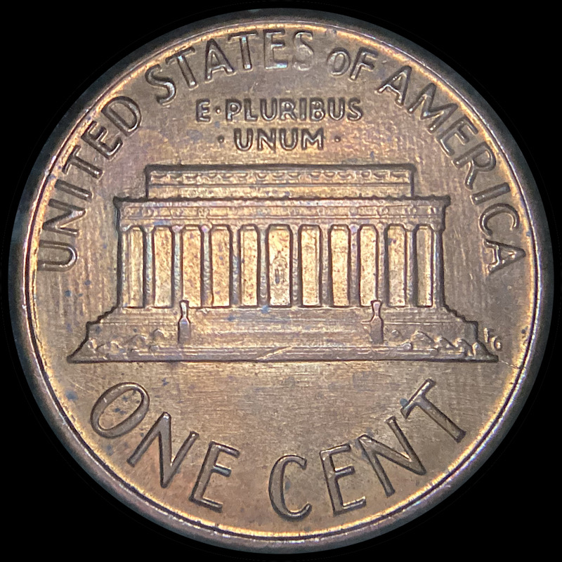 1986-Lincoln-Memorial-Cent-Spike-Head-Unlisted.