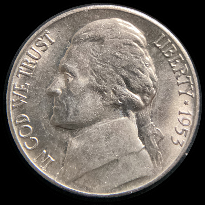 1953-S-Jefferson-Nickel-For-Grading.