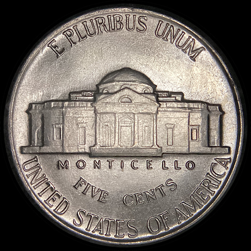 1942-Type-1-Jefferson-Nickel-Cupronickel-For-Grading.