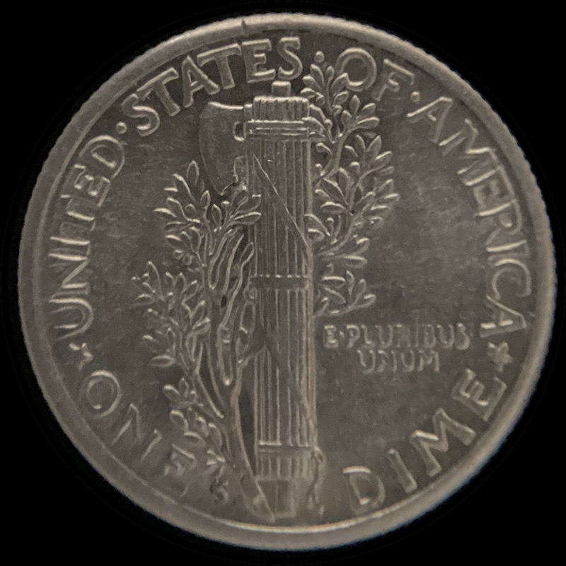 1942-S-Mercury-Dime-For-Grading.