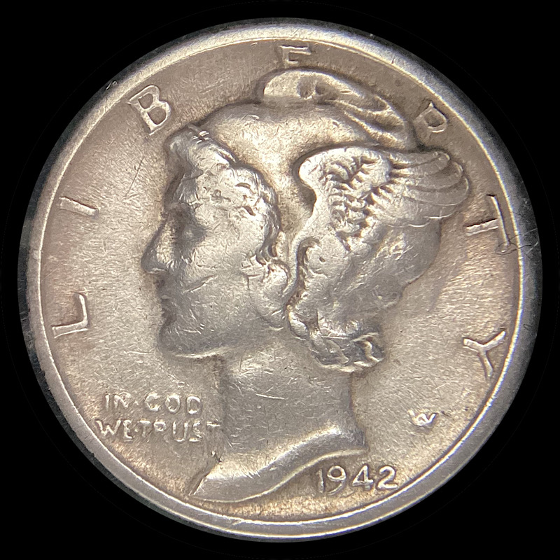 1942-S-Mercury-Dime,-Probable-Imm-Fs-501.