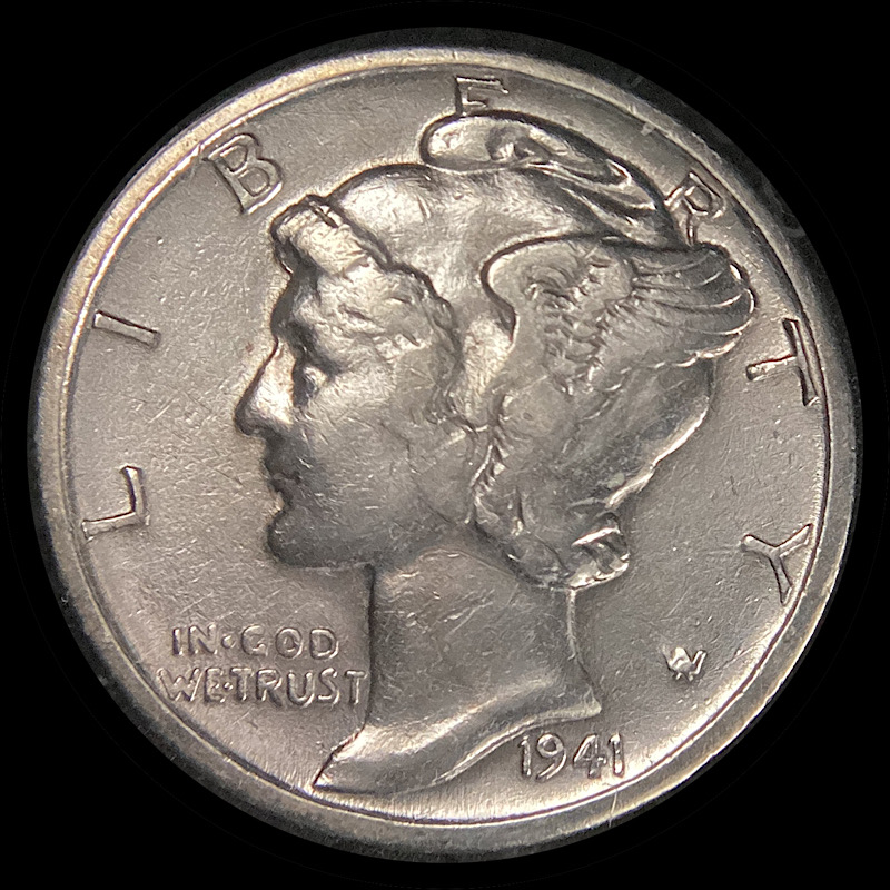 1941-D-Mercury-Dime-For-Grading.