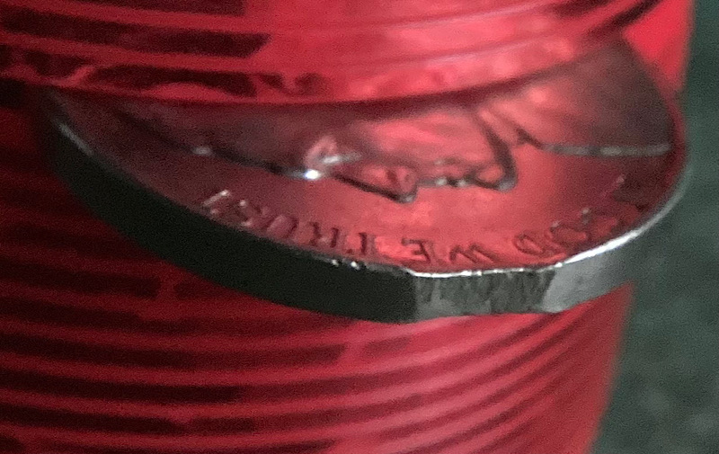 1963-Jefferson-Nickel,-Clipped-Planchet.