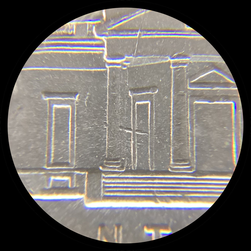 2017-P-Jefferson-Nickel-With-Parallel-Die-Gouges.
