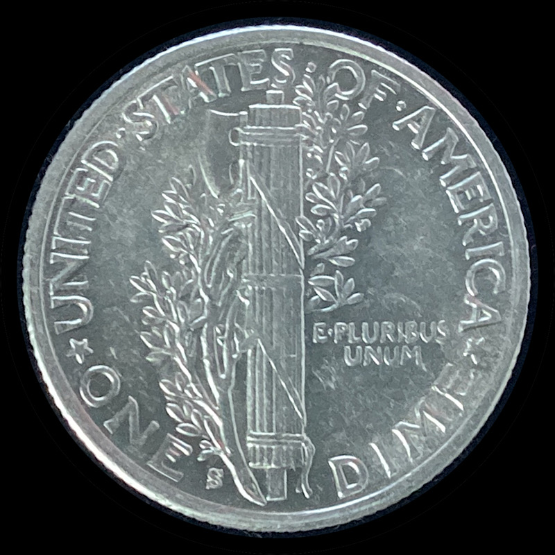 1942-S-Mercury-Dime-For-Grading.