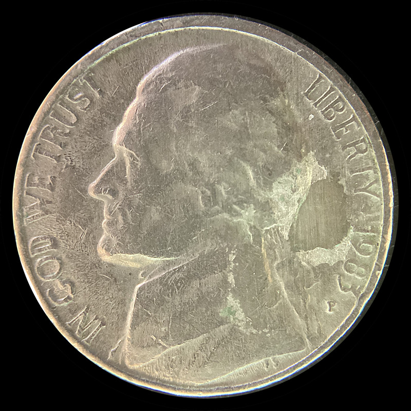 1983-P-Jefferson-Nickel-With-Possible-Lamination.