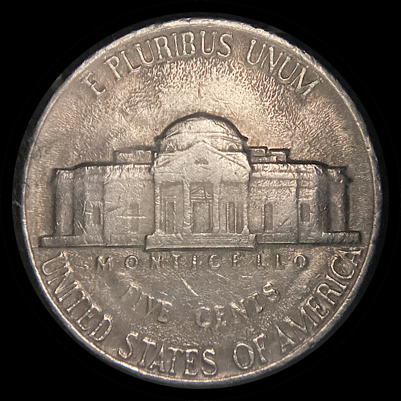 1983-P-Jefferson-Nickel-With-Possible-Lamination.
