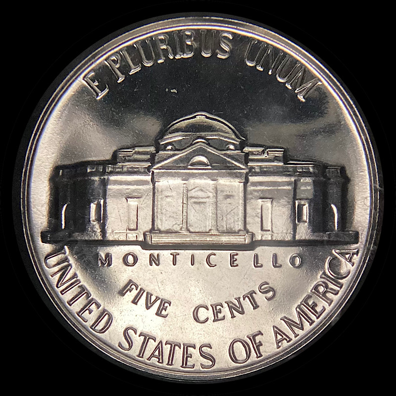 1963-Proof-Jefferson-Nickel-With-Long-Lamination.