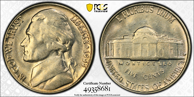Cherry:-1955-D/S-Jefferson-Nickel-Overmintmark-OMM-004.