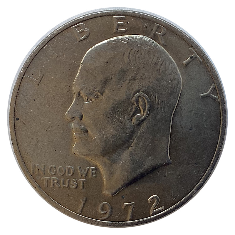 1972-Eisenhower-Dollar,-Type-2-For-Grading-Coin-2/2.