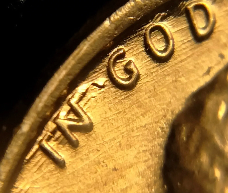 1973-D-Cent-With-Clash,-Ffd,-Abrasion,-Hubbed-Debris?