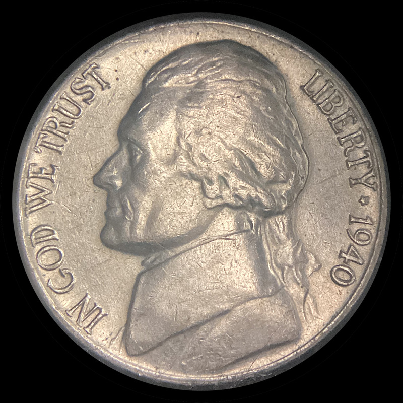 CRH:-1940-Jefferson-Nickel-With-Full-Steps.