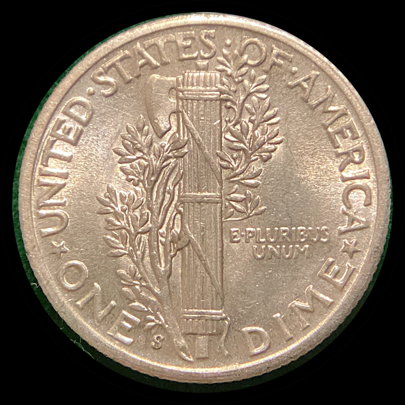 1945-S-Mercury-Dime-FS-504-Inverted-Mint-Mark-For-Grading.