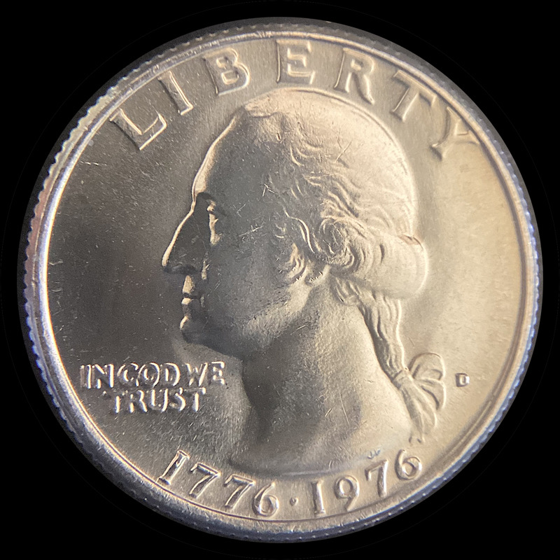 1976-D-Bicentennial-Quarter-With-Folded-Lamination?