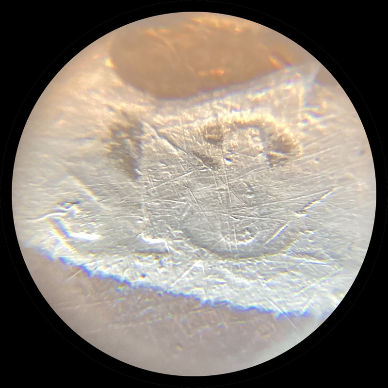 Painted-Or-Plated-18xx-Large-Cent-For-Restoration.