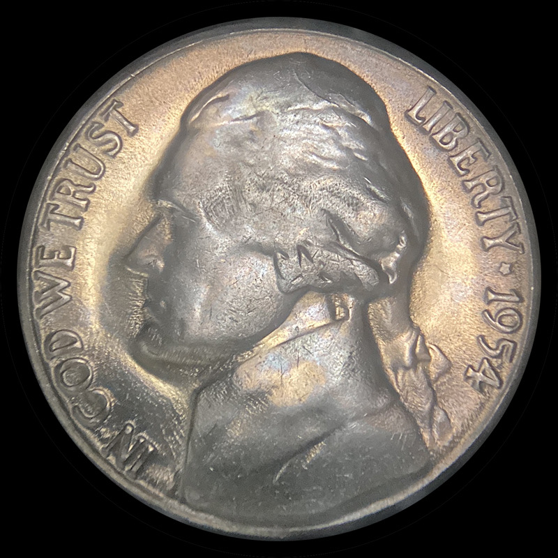 1954-S-Jefferson-Nickel,-DDR-FS-801.