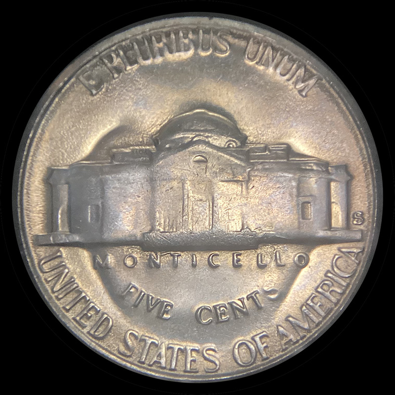 1954-S-Jefferson-Nickel,-DDR-FS-801.