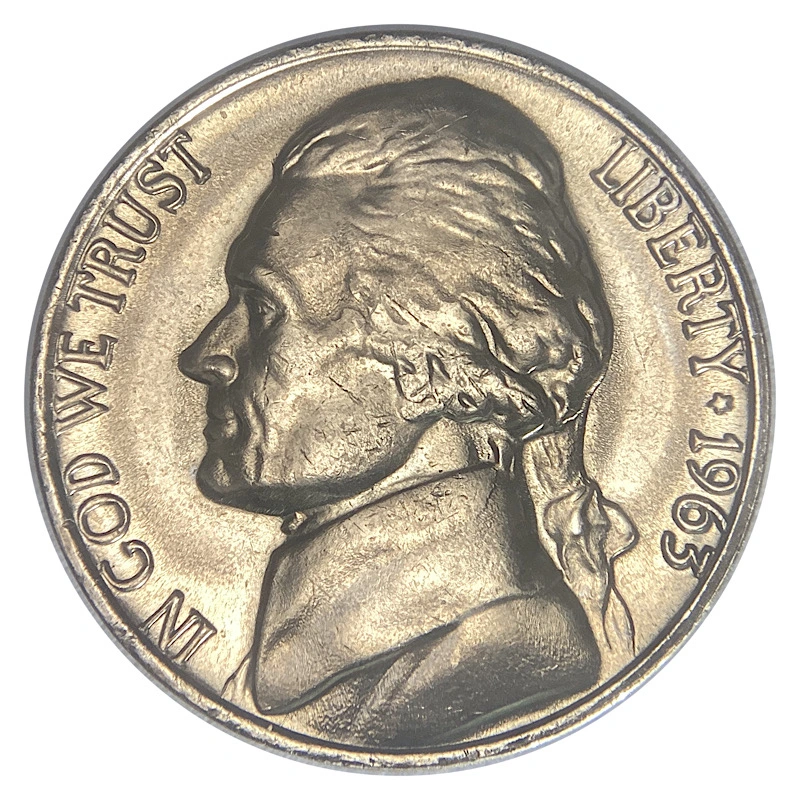 Golden-Toned-1963-Nickel.