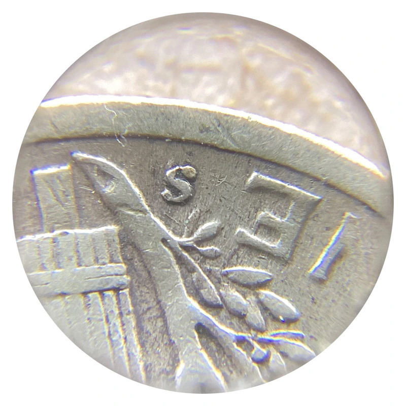 Circulated-1945-S-Mercury-Dime,-Inverted-Mint-Mark-FS-504.