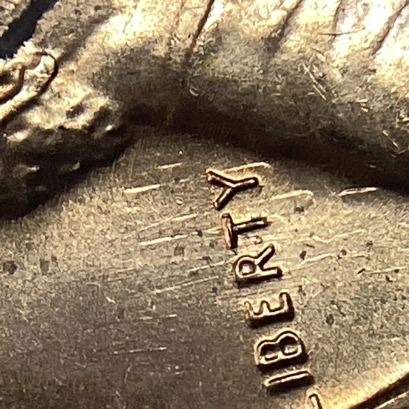 1972-D-Cent:-Die-Clash-Remnants,-Possible-Multi-Strike.