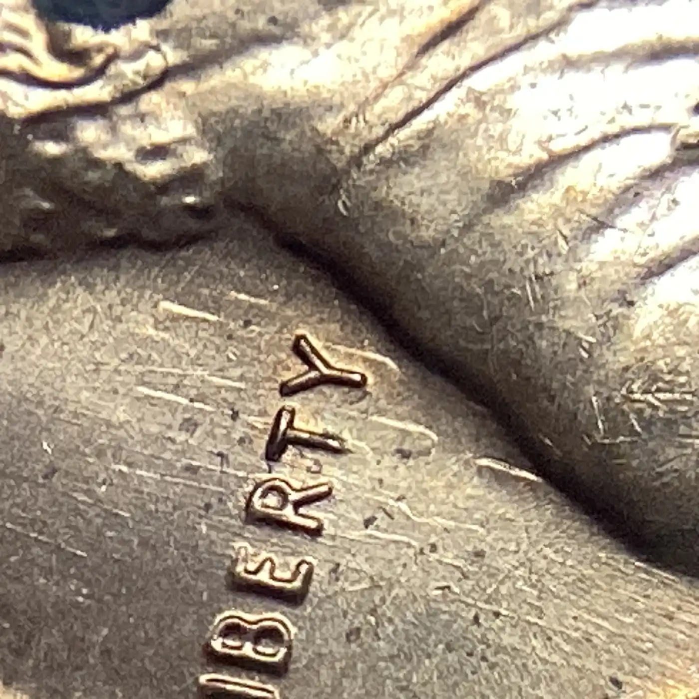 1972-D-Cent:-Die-Clash-Remnants,-Possible-Multi-Strike.