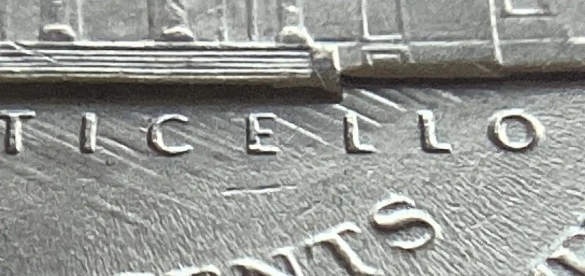 1994-P-Jefferson-Nickel-With-Strong-Feeder-Finger-Damage?
