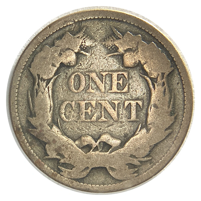 1857-Flying-Eagle-Cent-With-Hole