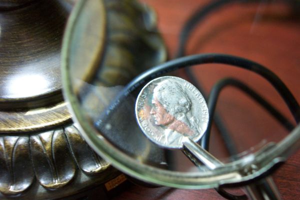 Defective-Clad-Planchet-Error-On-A-1977-Jefferson-Nickel