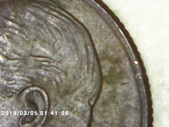 2001-D-Redish-Brown-Looking-Dime-What-Is-The-Cause-Of-This?