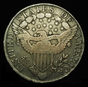 Draped-Bust---Heraldic-Eagle-Reverse