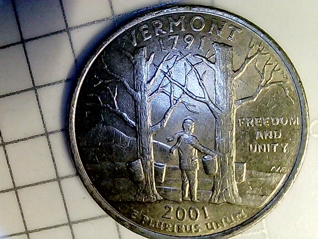 Maple-Syrup-Looking-Obverse-2001-D-Vermont-Quarter