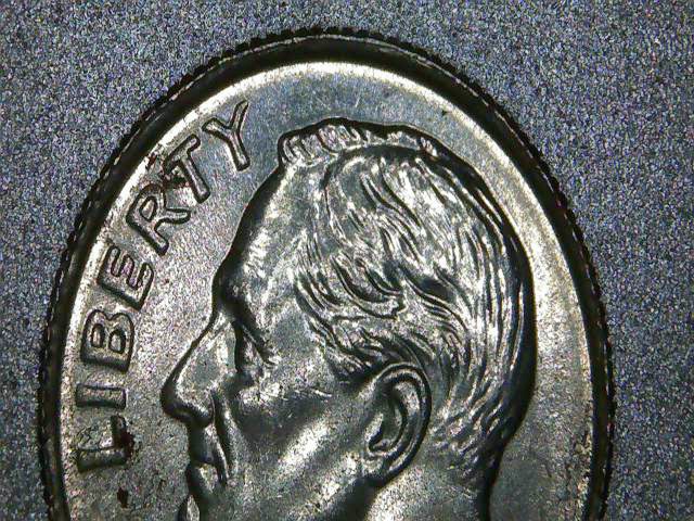 2015-D-Dime-Full-Collar-Clash-Obv/Rev,-Die-Chip-On-Mouth